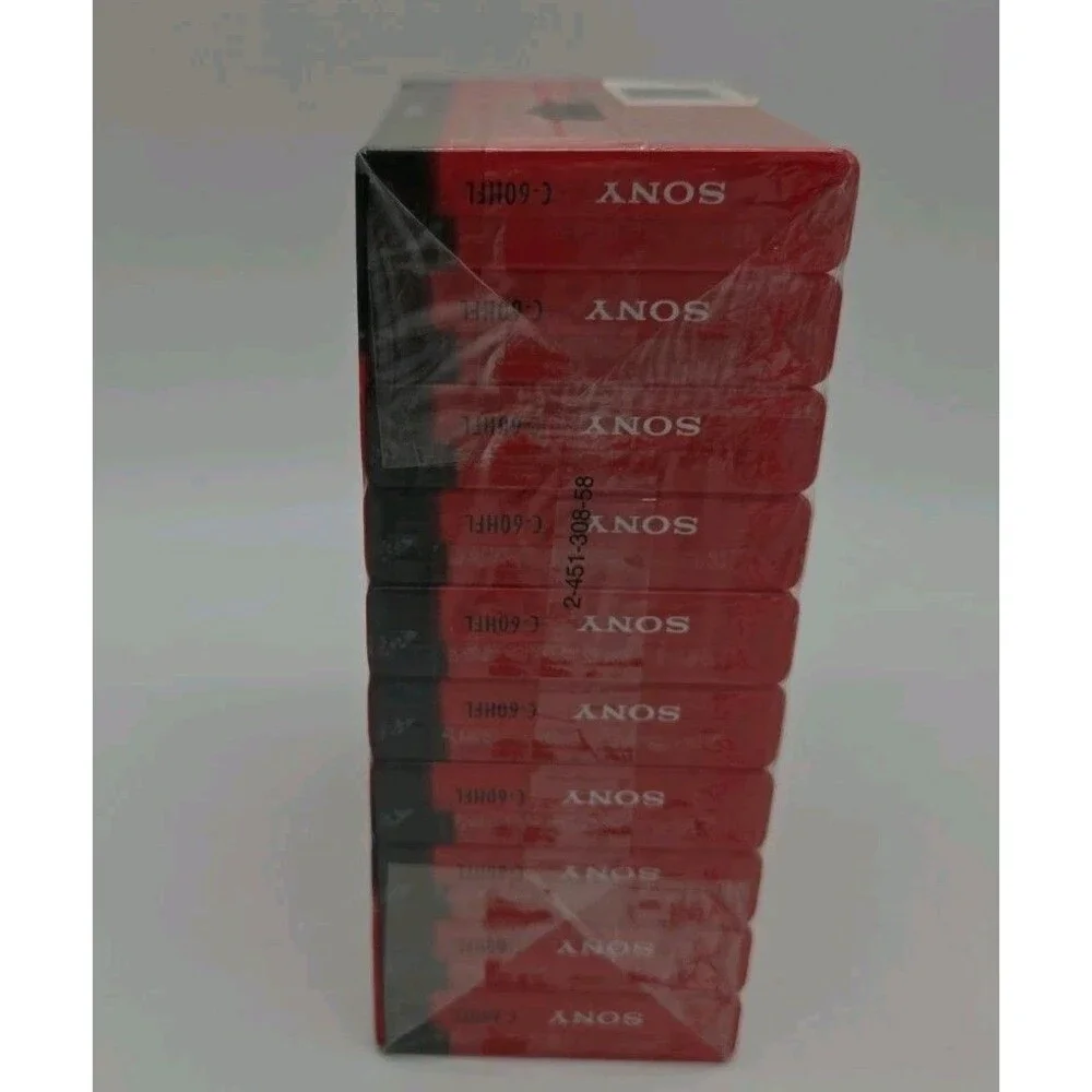 Sony HF 60 Min Audio Cassette Tapes 10 Pack Sealed High Fidelity Normal Bias